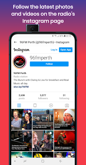 96FM Perth AU internet radio Screenshot 3