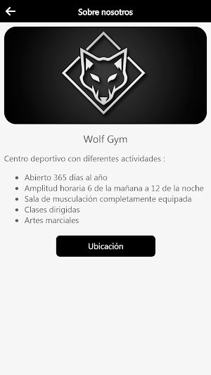 The Wolf Gym App Screenshot 2