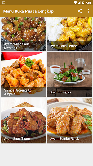 Menu Buka Puasa Lengkap Screenshot 3