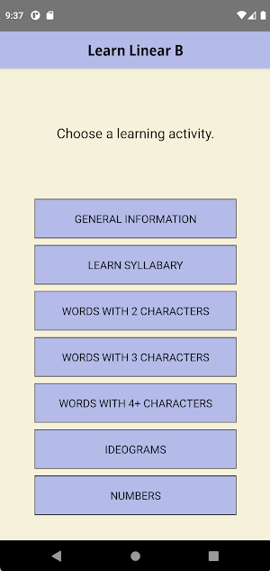 Learn Linear B Screenshot 0