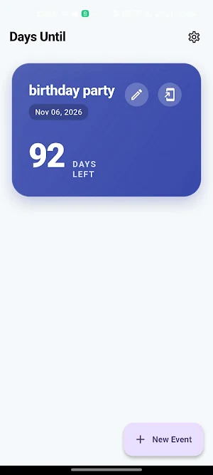 Days Until: Event Countdown Screenshot 0