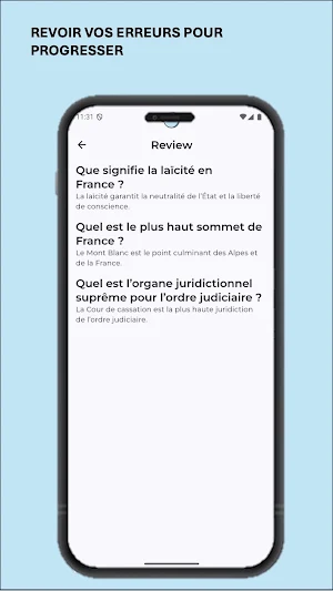 Objectif Français - QCM | Test Screenshot 2