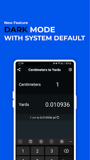 Centimeters to Yards Converter Screenshot 3