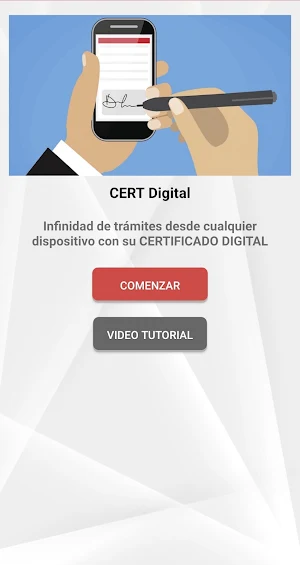 Certificado digital directo con DNI o verificación Screenshot 0