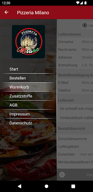 Pizzeria Milano Screenshot 2