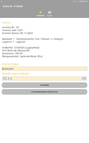 KIS-Materialwirtschaft Screenshot 3
