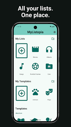 MyListopia - Custom Lists Screenshot 0