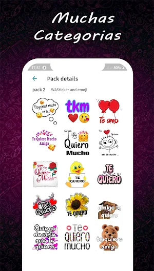 Stickers de amor para whatsapp Screenshot 2
