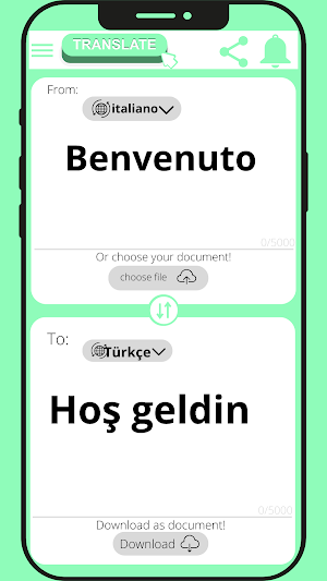 Turkish - Italian Translator Screenshot 1