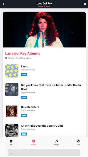Lana Del Rey: Songs & Music Screenshot 1