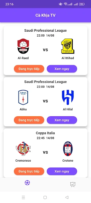 Cà Khịa TV - Trực Tiếp Bóng Đá Screenshot 0