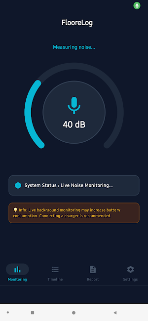 FloorLog - Noise Recorder & dB Screenshot 0