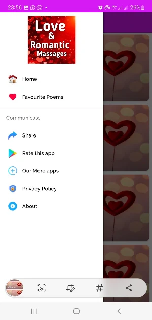 Romantic Love Messages Screenshot 1