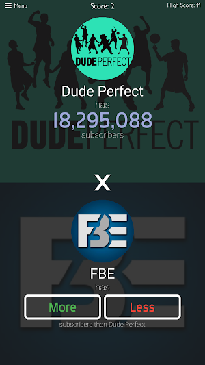 Tuber More or Less Screenshot 1