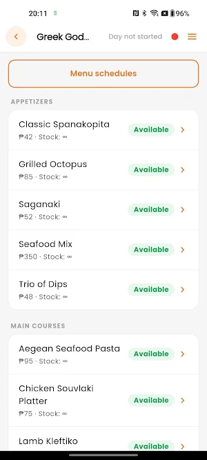 IslaMove Restaurant Screenshot 2