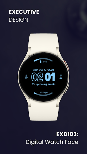 EXD103: Digital Watch Face Screenshot 3