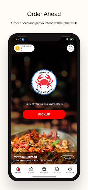 Vintage Seafood Screenshot 0