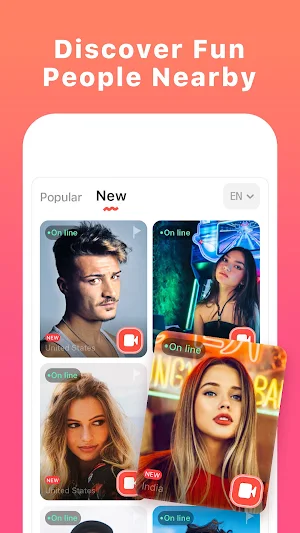 Tinge-Meet People. Video Chat Screenshot 3