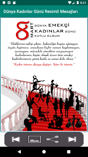 8 Mart Dünya Kadınlar Günü  Mesajları 2021 Screenshot 0