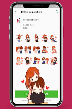 couple love stickers 2022 Screenshot 3