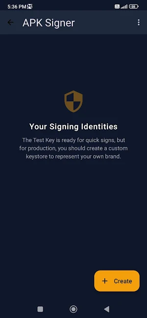 ApkSigner Screenshot 0