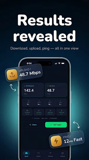 Speed Test: Download & Upload Screenshot 2