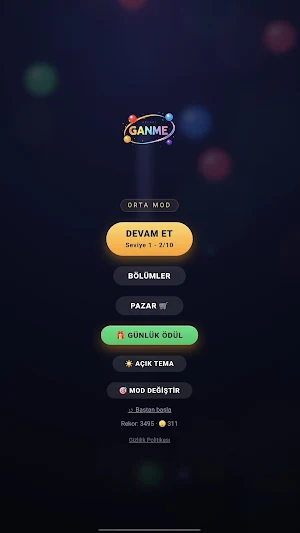 Ganme: Renkli Balon Patlat Screenshot 1