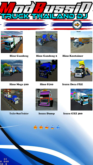 Mod Bussid Truck Thailand DJ Screenshot 2