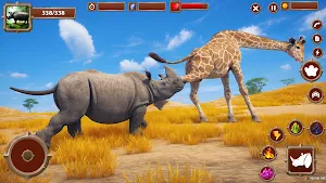 Rhino Jungle Wildlife Survival Screenshot 3