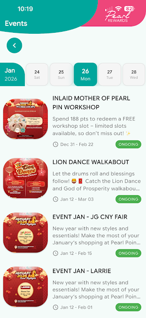 MyPearl Rewards Screenshot 1