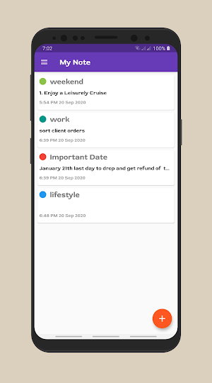 My Note Screenshot 1