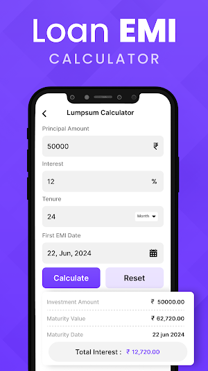 LoanPro - EMI Loan Calculator Screenshot 1