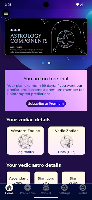 myAstrologer : Vedic Astrology Screenshot 2