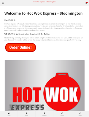 Hot Wok Express Bloomington Screenshot 3