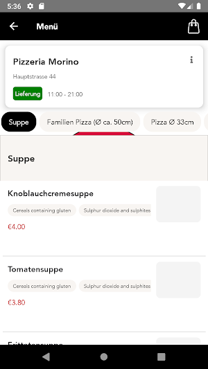 Pizzeria Morino Screenshot 1