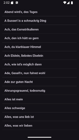 Kommersbuch Screenshot 2