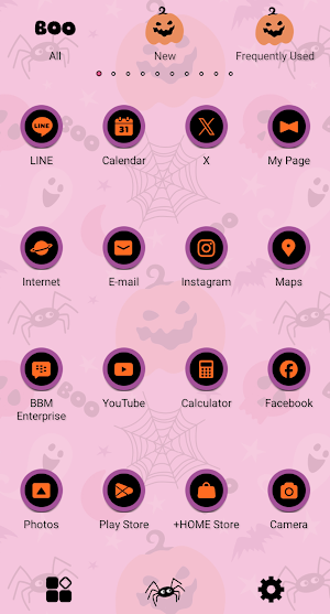 Halloween Sweets Theme +HOME Screenshot 2