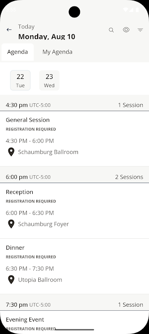EM Meetings Screenshot 2