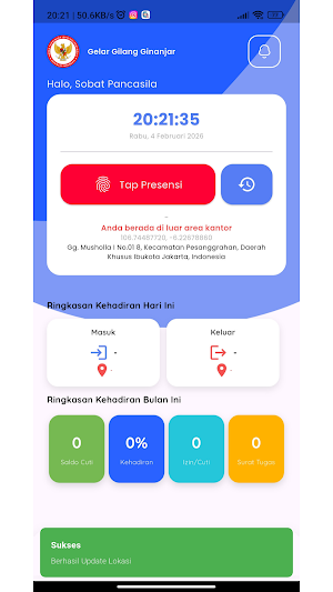 Presensi BPIP Screenshot 1