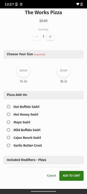 Amore Mio Italian Pizzeria Screenshot 2
