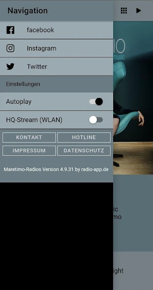 Maretimo Radio Screenshot 1