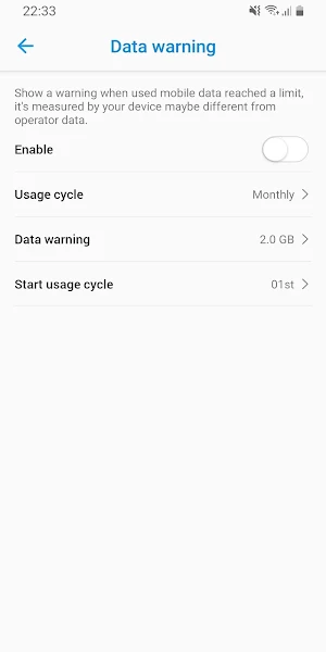 Data Usage - Data Manager Screenshot 2