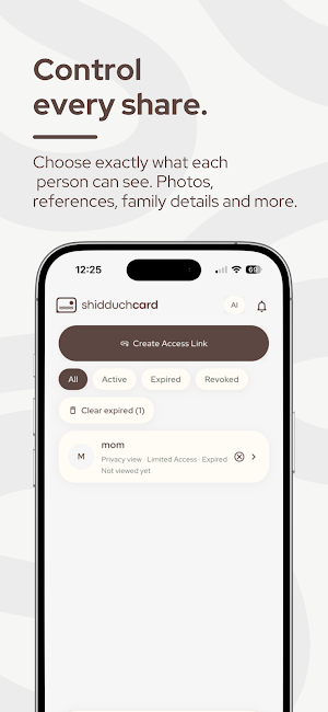 ShidduchCard Screenshot 3