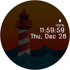 Lighthouse Animated Watch Face Screenshot 3