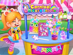 Carnival Unicorn School Supplies - Trendy Carnival Screenshot 0