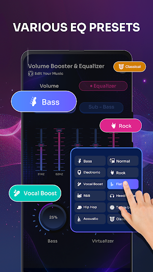 Volume Booster & Equalizer Screenshot 2