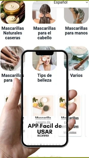 Mascarillas caseras faciales Screenshot 1