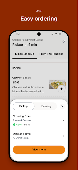 Everest Cuisine To Go Screenshot 2