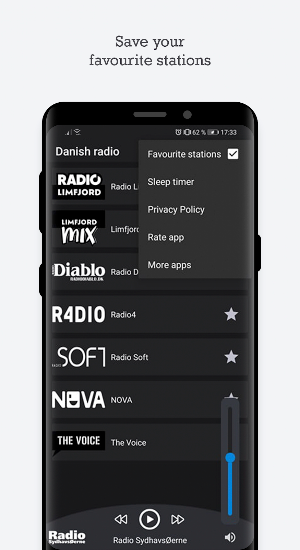 Danish radio stations - Radio Danmark Screenshot 2