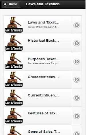 Laws of Taxation Screenshot 2